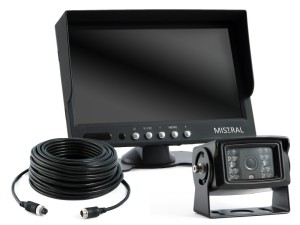 Zestaw wizyjny MVS z kamerą cofania i przewodem 16m