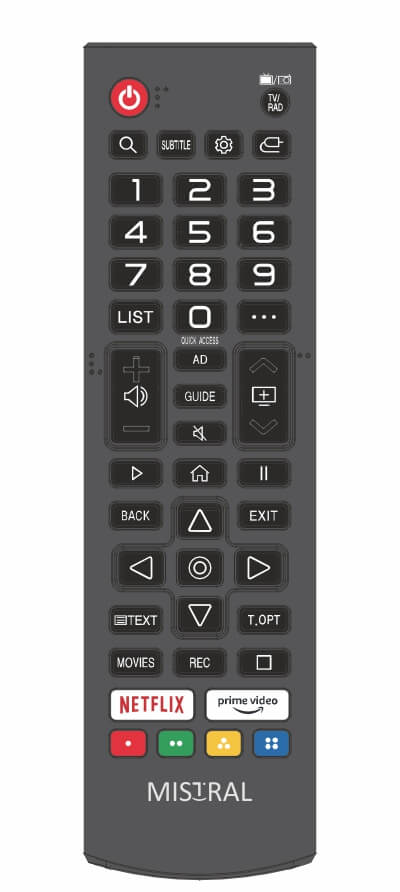 pilot do TV Mistral FSL webOS LG