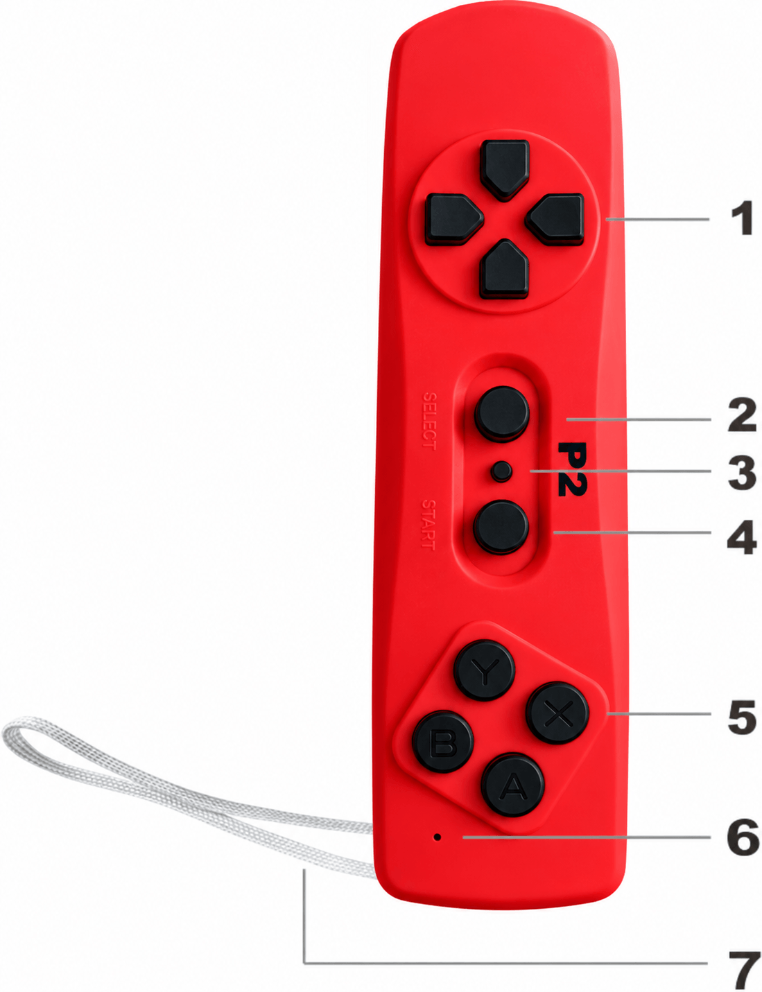 Pad do konsoli DM7 red